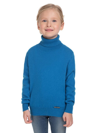 Свитер Cashmere детский с высоким воротом, фото 1