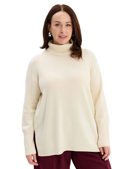 Merino Base Свитер oversize, цвет молочный, фото 1