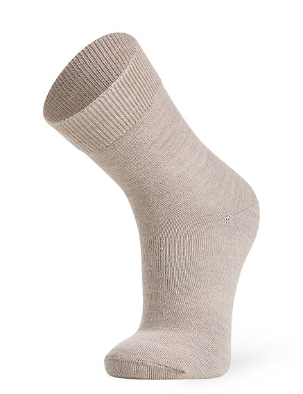 Термоноски детские шерстяные серии MERINO WOOL, цвет бежевый меланж, фото 2