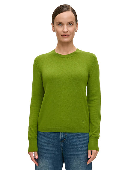 CashTouch Джемпер женский с круглым воротом, цвет олива, фото 1