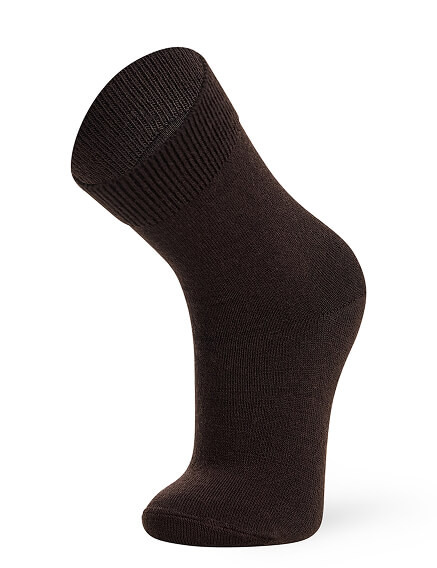 Термоноски детские шерстяные серии MERINO WOOL, цвет коричневый, фото 2