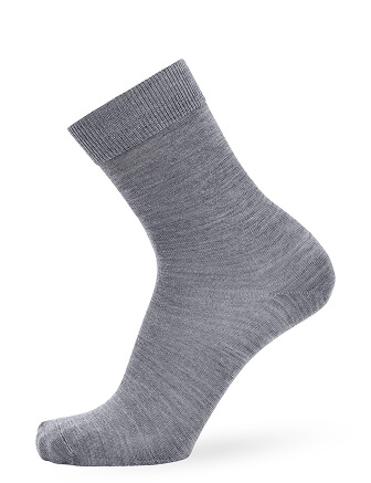 Носки женские из шерсти мериноса серии MERINO WOOL, цвет серый меланж, фото 1