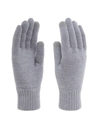Перчатки мужские Merino TEC Touch Screen, цвет серый меланж, фото 1
