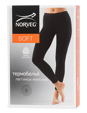 Термобелье леггинсы серии SOFT. Знак Woolmark, фото 3