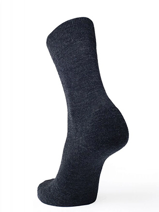 Термоноски мужские серии SOFT MERINO WOOL, цвет темно-серый меланж, фото 2