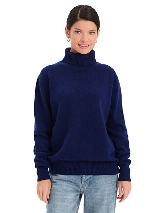 Свитер Merino Base из шерсти, цвет темно-синий, фото 1