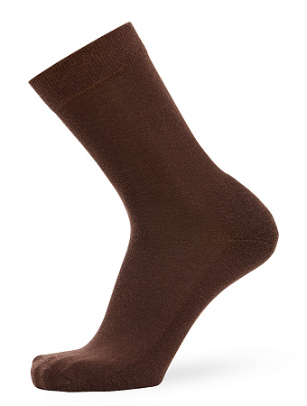 Термоноски женские серии SOFT MERINO WOOL, цвет коричневый, фото 1