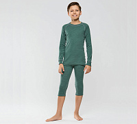 Комплект термобелья для мальчиков серии SPORT WOOL Зеленый