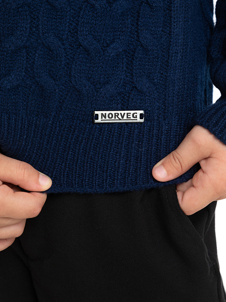 Кофта на молнии Super Fine Merino Wool для мальчиков, фото 4