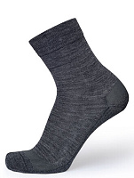 Термоноски мужские серии FUNCTIONAL MERINO WOOL Темно-серый меланж