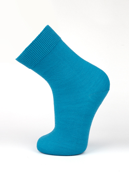 Термоноски детские шерстяные серии MERINO WOOL, цвет бирюзовый, фото 1