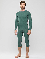 Комплект термобелья мужской серии SPORT WOOL Зеленый