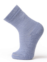 Термоноски детские шерстяные серии SOFT MERINO WOOL Голубой меланж