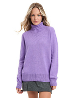 Свитер женский Cashmere&Merino blend oversize Сиреневый