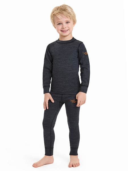 Термофутболка для мальчиков с длинным рукавом серии ACTIVE KIDS, двухслойное термобелье, фото 2