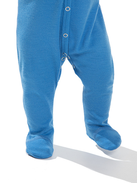 Комбинезон детский серии SOFT Woolmark, цвет голубой, фото 3