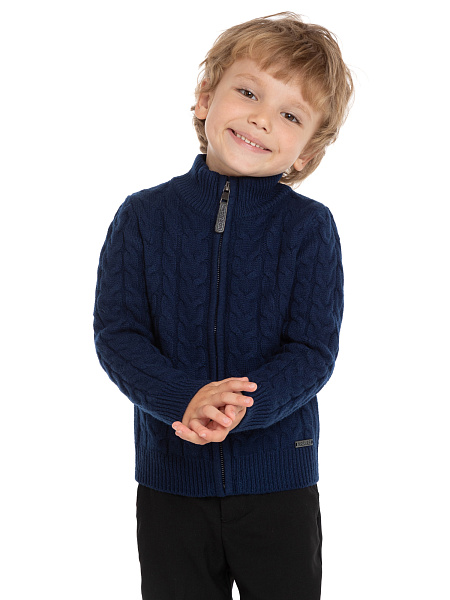 Кофта на молнии Super Fine Merino Wool для мальчиков, фото 1
